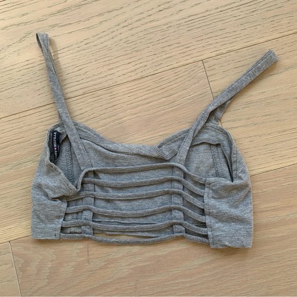 Crop top/ bralette grey - Brandy Melville - Picture 3 of 3